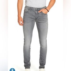 Buffalo David Bitton Slim Straight Grey Jeans 34/30